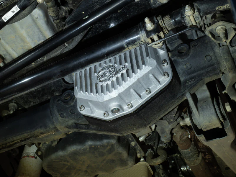 aFe POWER Street Series Front Diff Cover Raw w/ Machined Fins Ford F-250/350 23-26(Dana M235) - Image 10