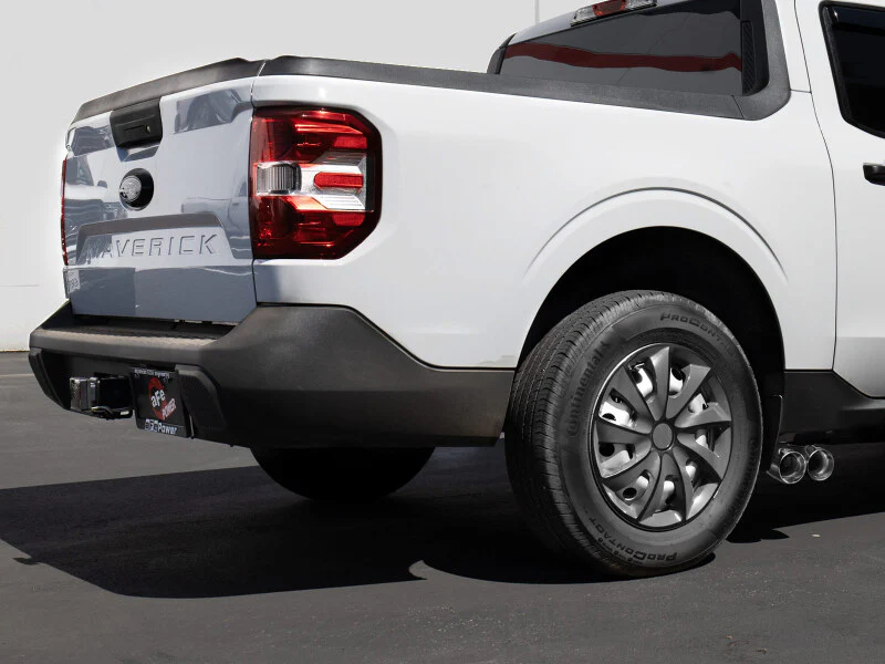 aFe Rebel Series 2-1/2in 304 Stainless Steel Cat-Back w/ Polished TipFord Maverick 22-26 L4-2.5L FWD - Image 3
