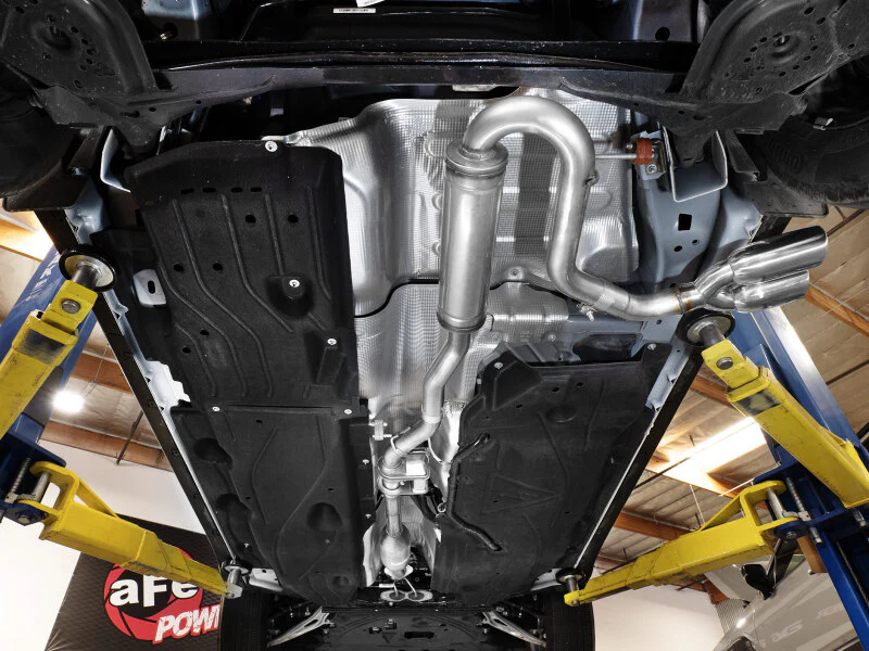 aFe Rebel Series 2-1/2in 304 Stainless Steel Cat-Back w/ Polished TipFord Maverick 22-26 L4-2.5L FWD - Image 4
