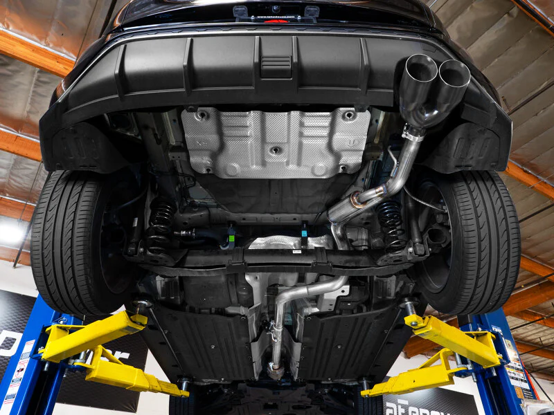 aFe Takeda 2-1/2in 304 Stainless Steel Axle-Back Exhaust w/ Black Tip Hyundai Kona 24-26 L4-1.6L (t) - Image 3