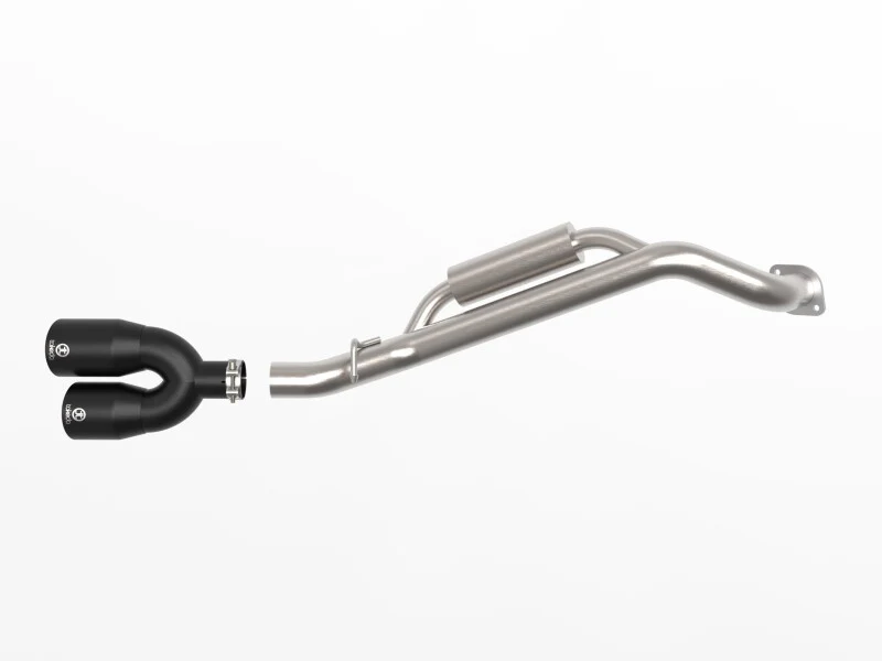 aFe Takeda 2-1/2in 304 Stainless Steel Axle-Back Exhaust w/ Black Tip Hyundai Kona 24-26 L4-1.6L (t) - Image 6