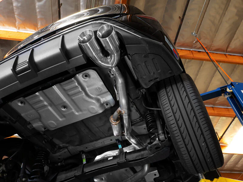 aFe Takeda 2-1/2in 304 Stainless Steel Axle-Back Exhaust w/ Polished Tip Hyundai Kona 24-26 L4-1.6L - Image 3
