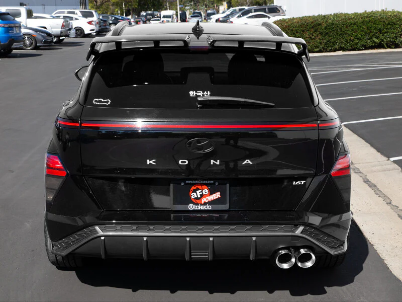 aFe Takeda 2-1/2in 304 Stainless Steel Axle-Back Exhaust w/ Polished Tip Hyundai Kona 24-26 L4-1.6L - Image 5