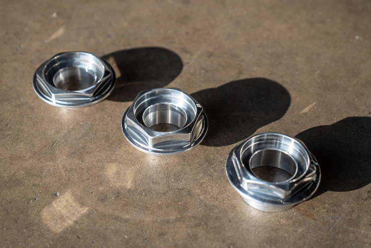 Garagistic - BBS RS Replacement Small Thread (58mm) Hex Nuts - Billet Aluminum - Image 3