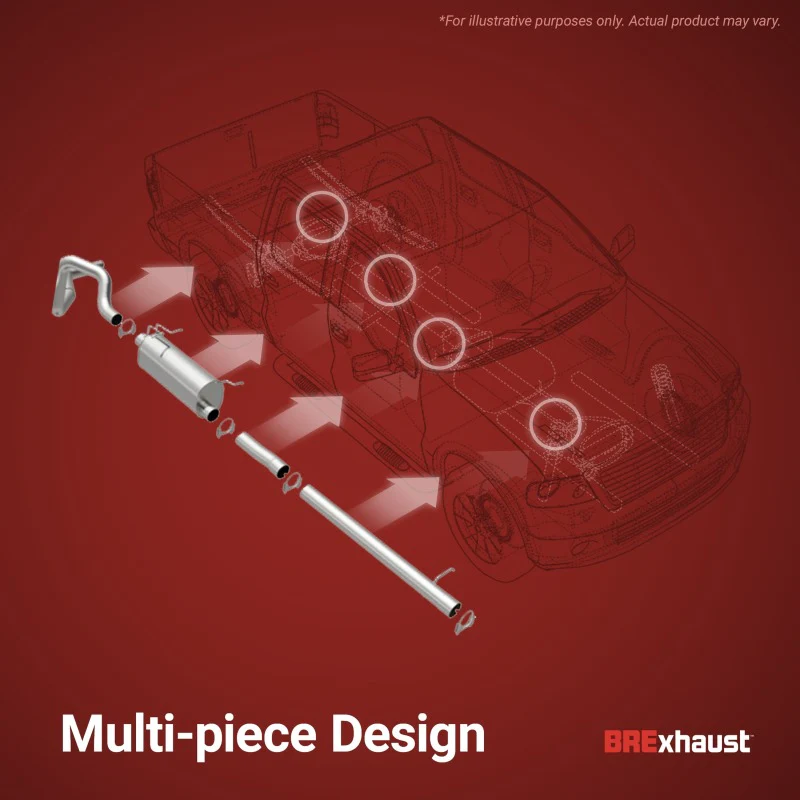 BRExhaust 19-24 Ram 1500 5.7L Direct-Fit Exhaust System Kit - Image 13