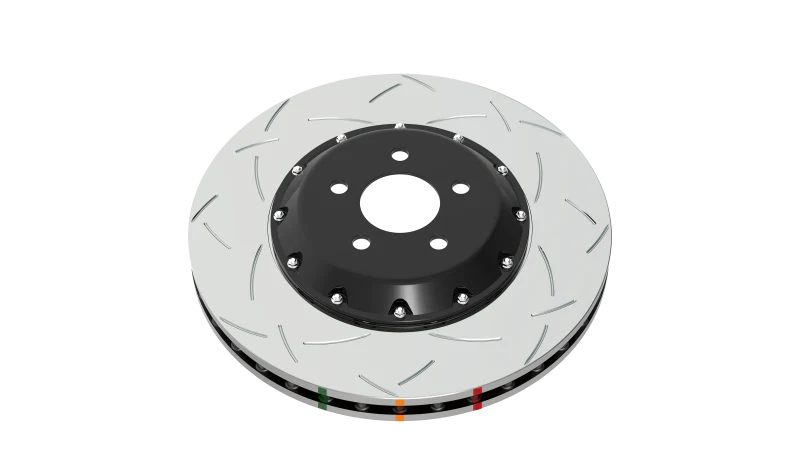 DBA 12-13 Audi TT Quattro RS (370mm Front Rotor) Front 5000 Series Slotted Rotor w/Sliver Hat - Image 5