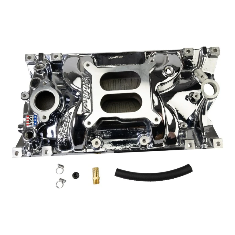 Edelbrock Chevy Vortec SB Performance EPS Manifold - Chrome Plasma Finish - Image 4