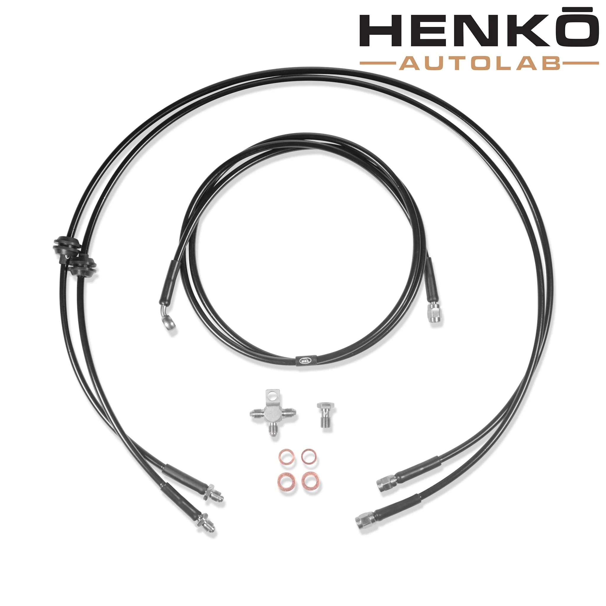 HENKO AUTOLAB - 350Z/370Z/G35/G37 HYDRO E-BRAKE LINE KIT - DUAL CALIPERS - Image 2