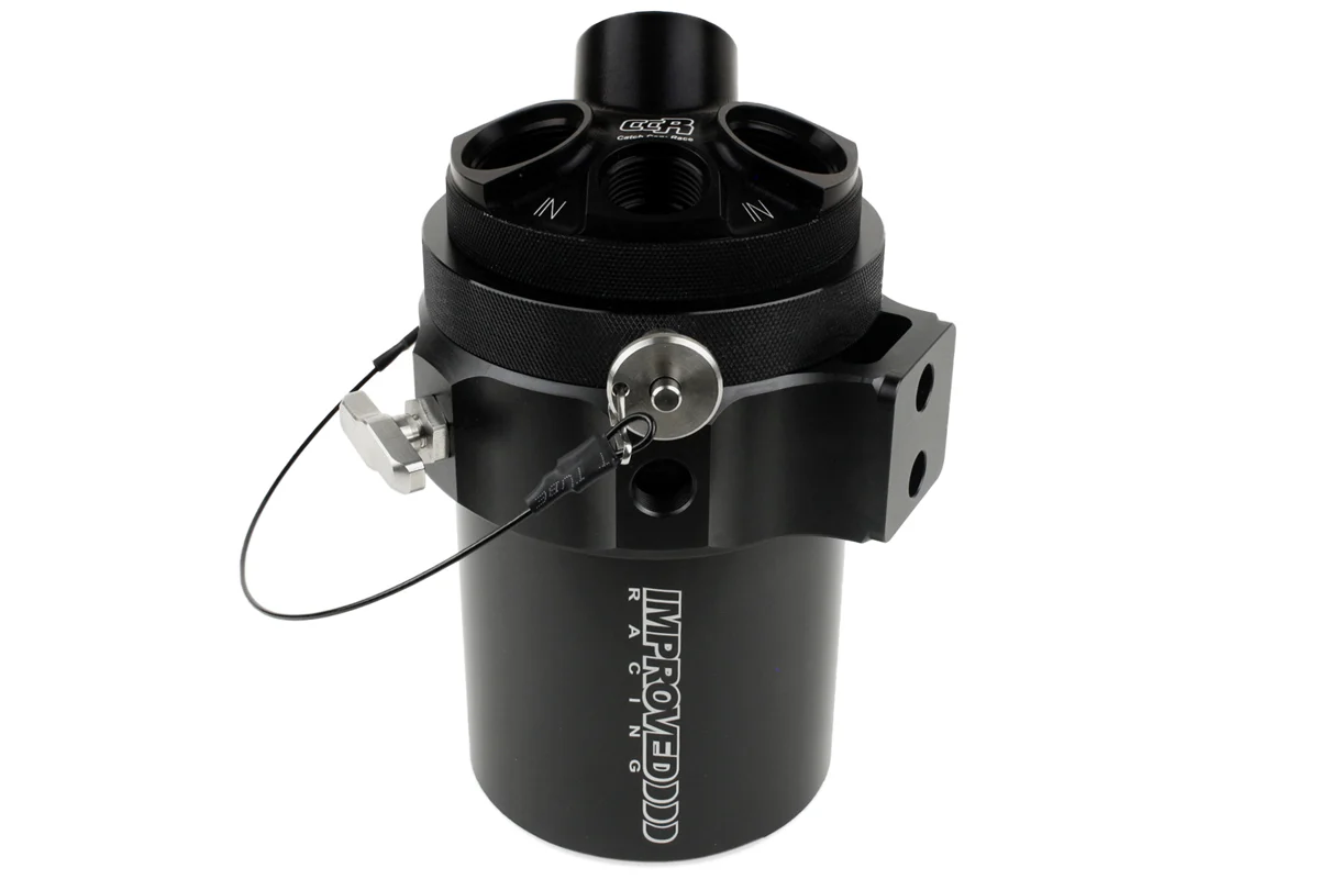Improved Racing - CCRZ Competition Recirculated High-Flow Oil Catch Can, 0.5 Liter