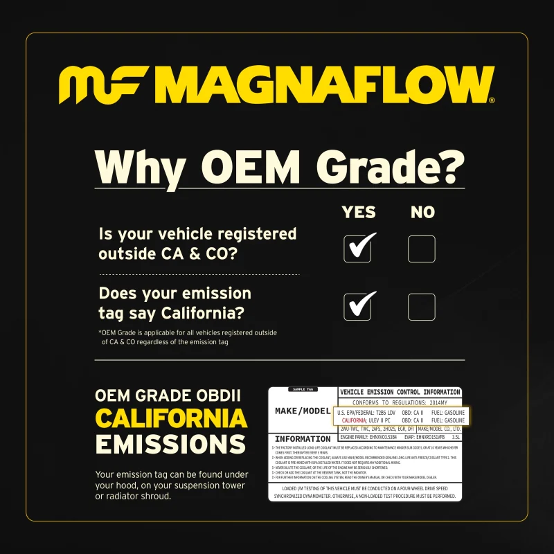 MagnaFlow Direct Fit Catalytic Converter 21-22 Kia Sorento 2.5L OEM - Image 13