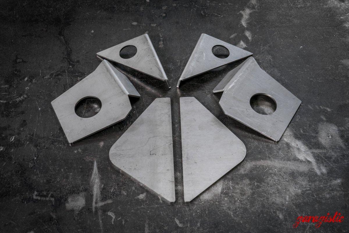 Garagistic - Mercedes W201 190E Rear Subframe Reinforcement Plates - Image 6