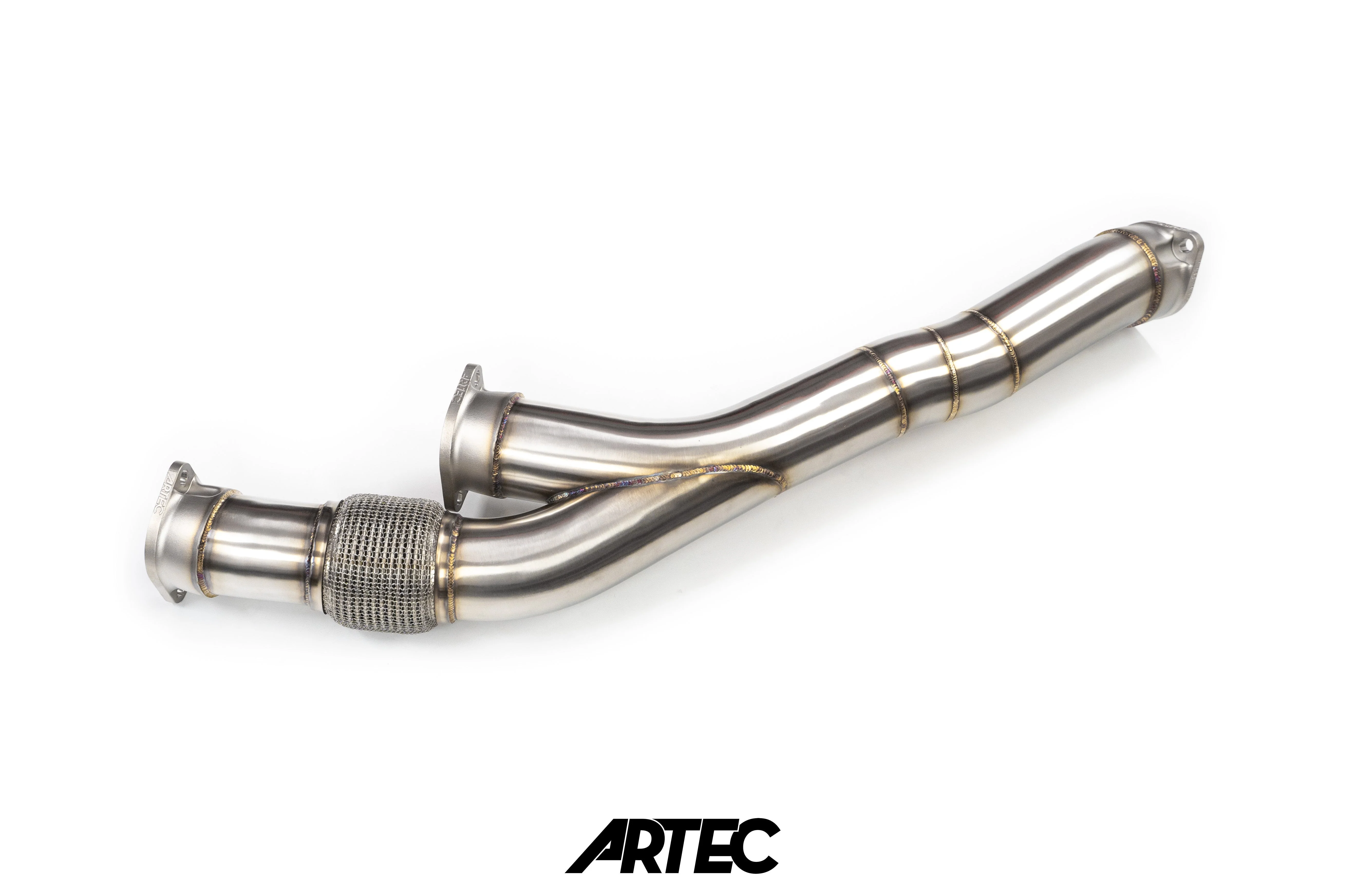 ARTEC - Nissan RB26 Twin 3.5" Stock Frame Front Pipe - Image 3