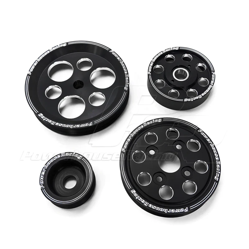 PHR - PHR 4 Piece Billet Aluminum Pulley Set w/ idler for IS300 and 97-04 GS300 - Image 2