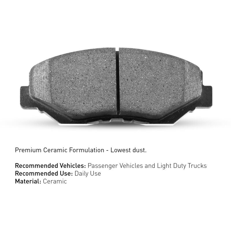 R1 01-07 Dodge Grand Caravan Front Ceramic Brake Pads - Image 4
