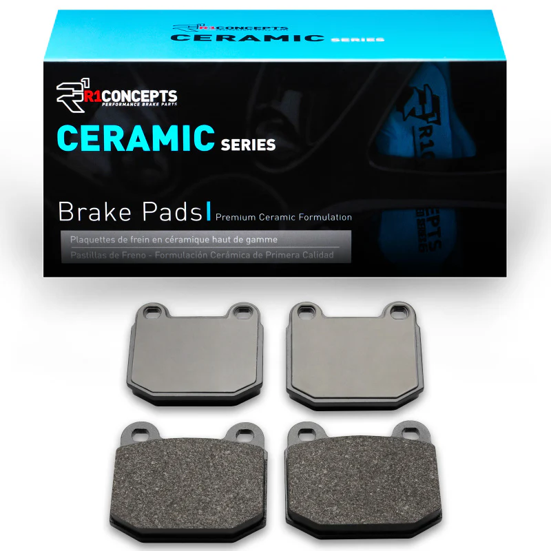 R1 05-11 Tesla Roadster Front Ceramic Brake Pads - Image 2