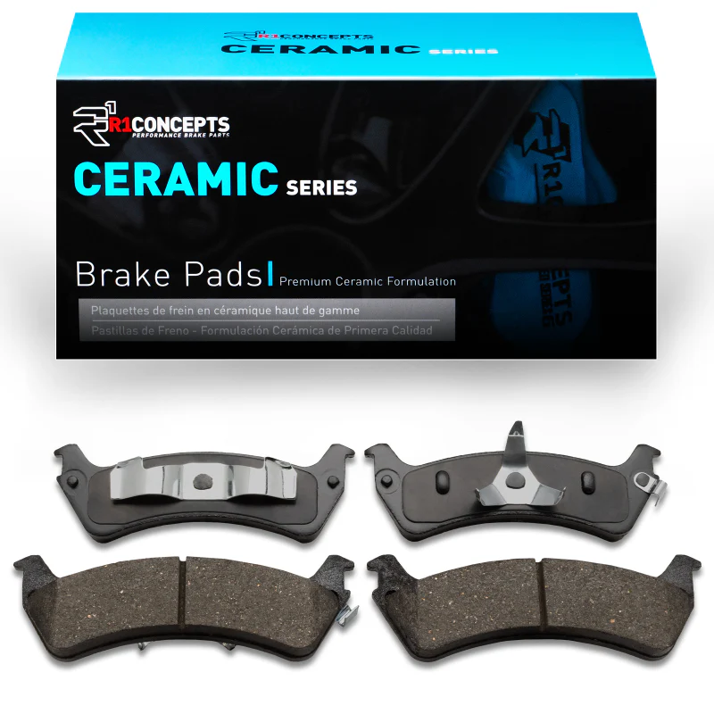 R1 95-02 Mercury Mountaineer Rear Ceramic Brake Pads - Image 2